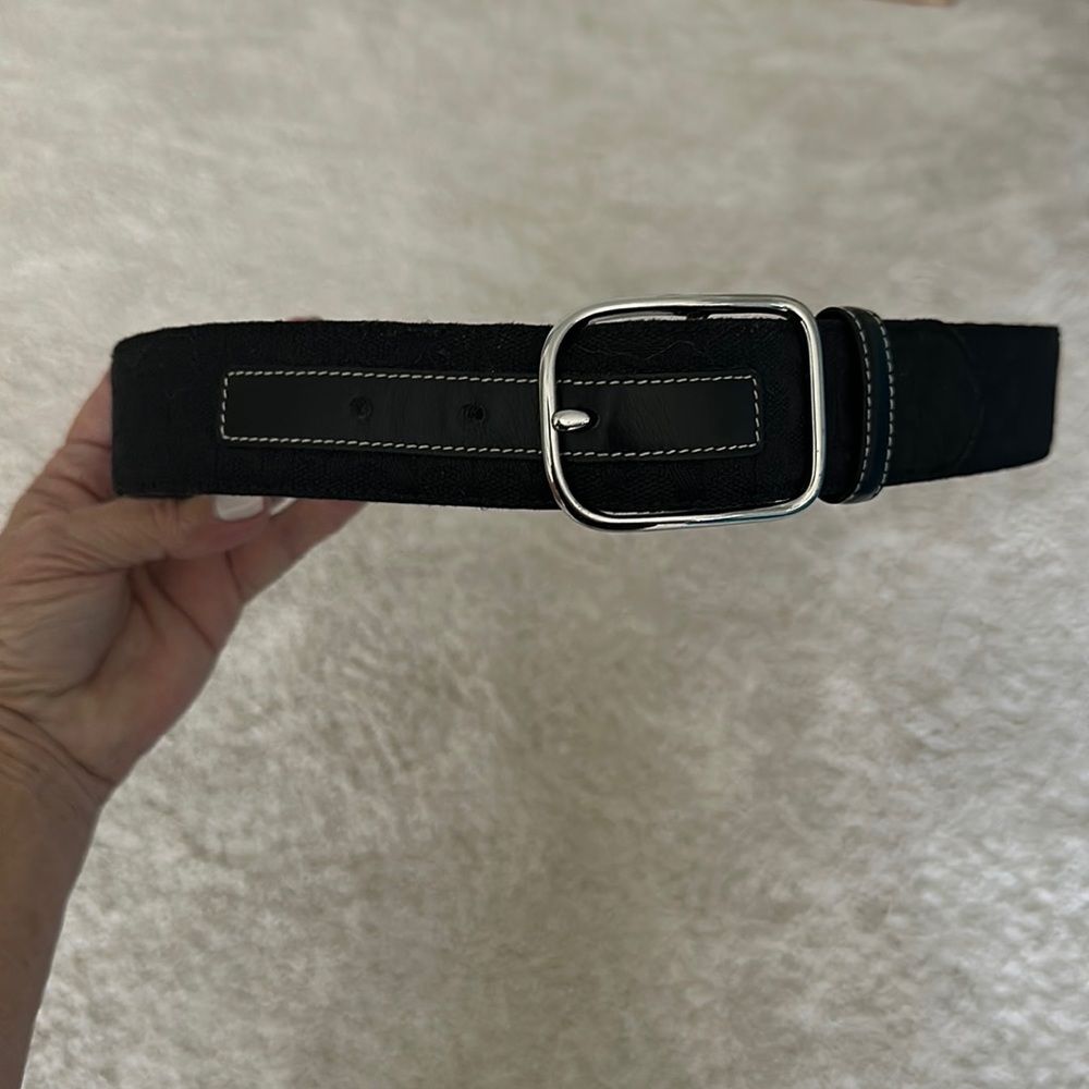 COACH VINTAGE LEATHER BELT